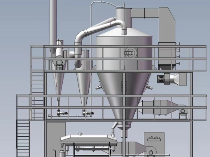 上排风喷雾造粒干燥机